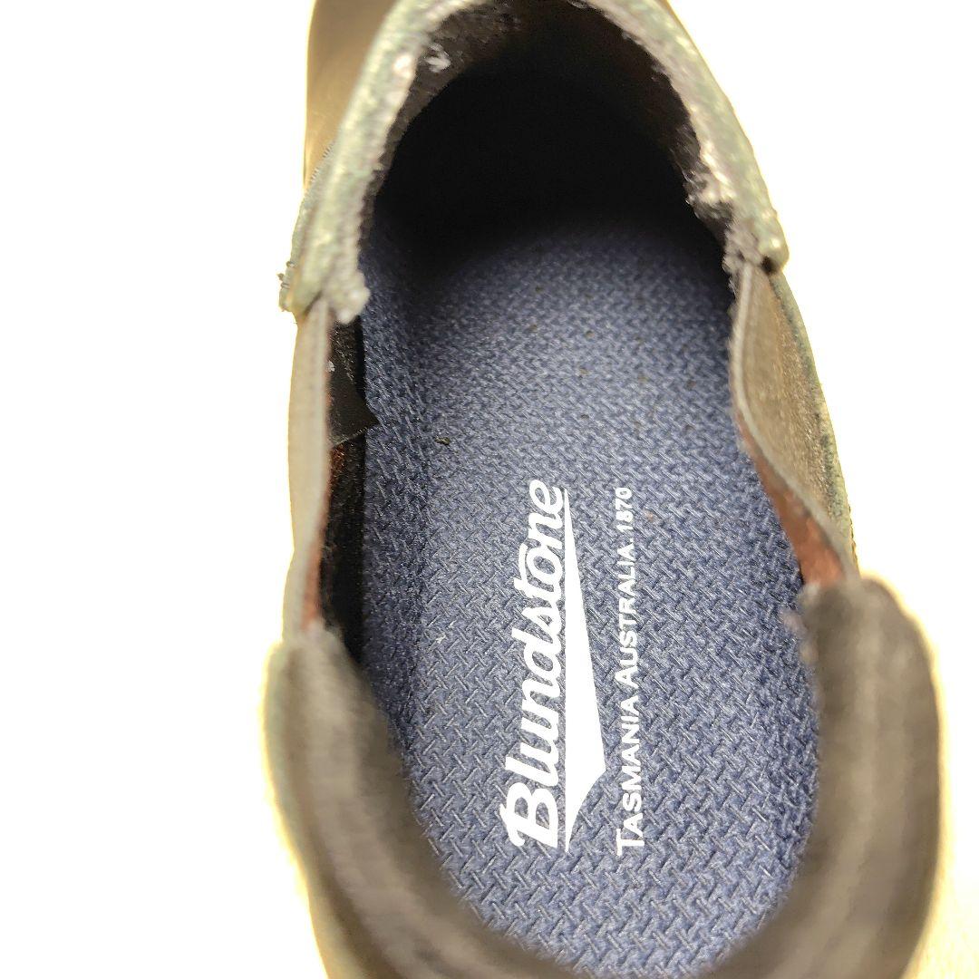 未使用級 ブランドストーン サイドゴアブーツ ローカット ブラック 23.5cm