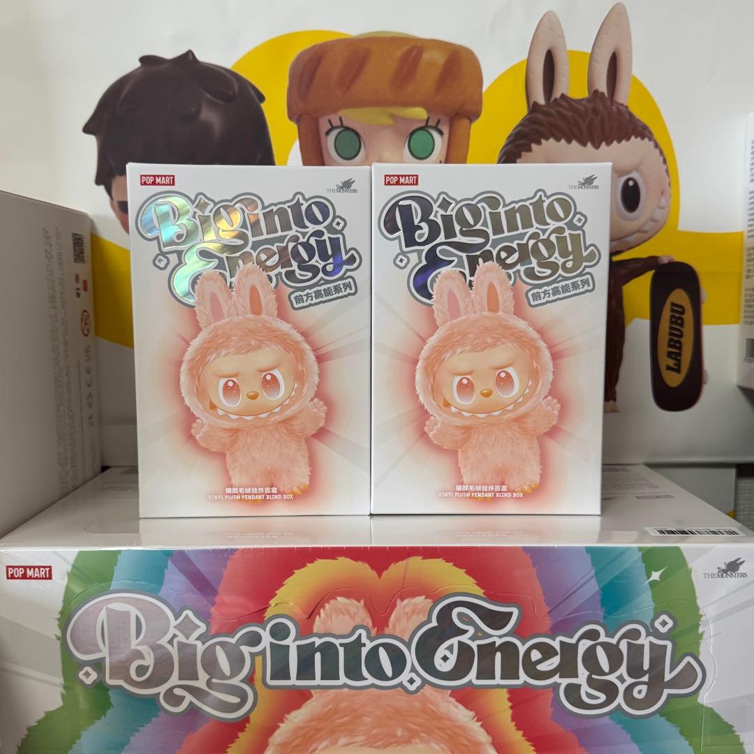 【正規品・未開封】POP MART Big into Energy 2箱セット THE MONSTERS Big into Energy Series-Vinyl Plush Pendant Blind Box