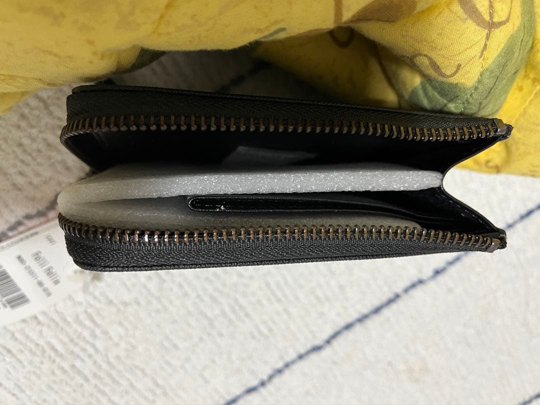 新品フォリフォリ 財布 ブラック - メルカリ