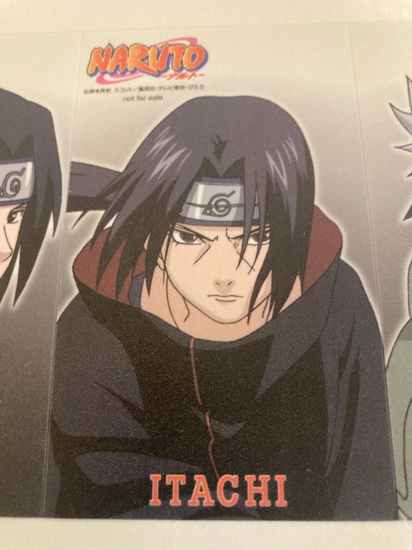 初期 非売品レアNARUTO ナルト サスケ イタチ カカシ プラスチック