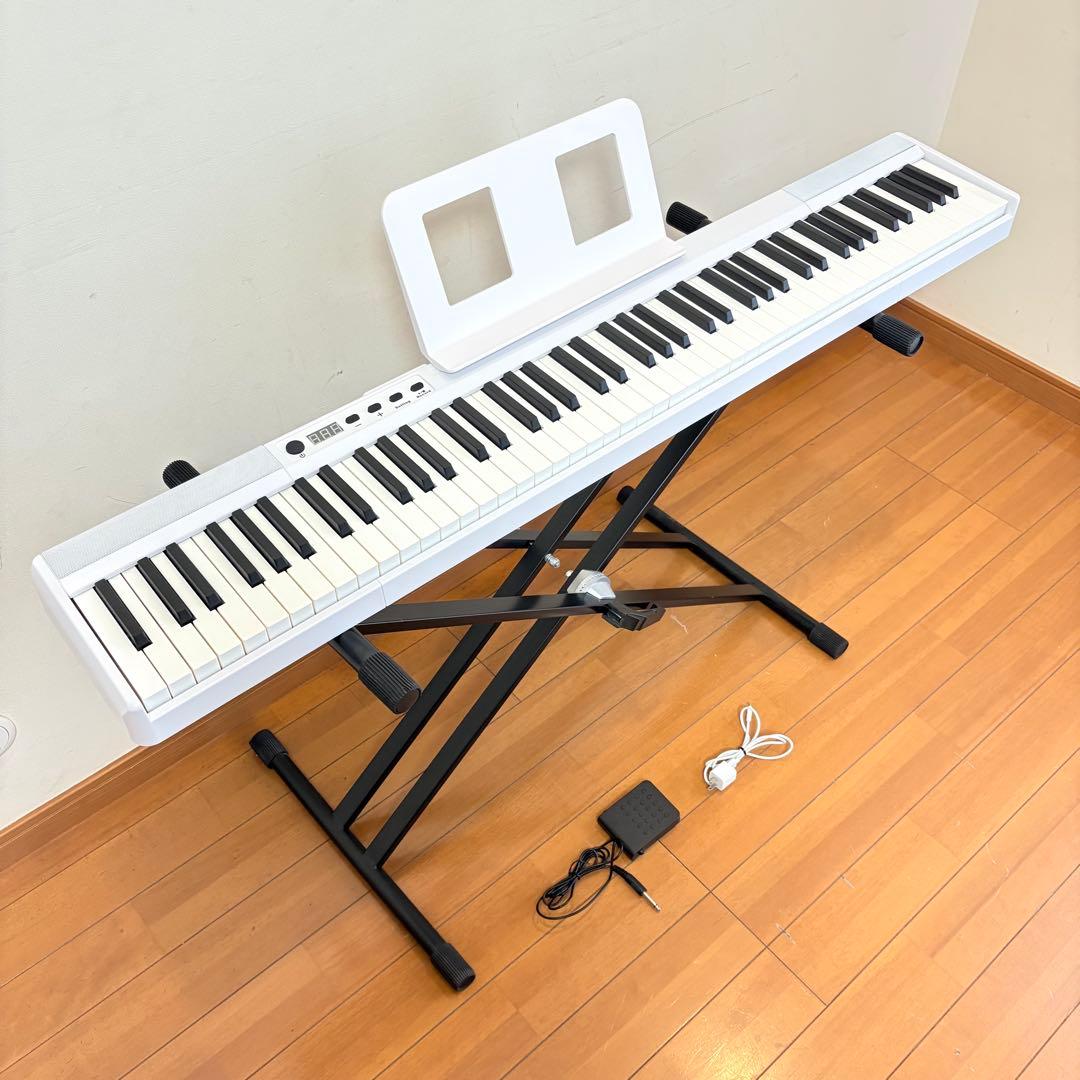 【美品・動作良好】Longeye 充電式 88鍵盤 電子ピアノ 送料込み Amazon.co.jp: Longeye ロンアイ 電子ピアノ 88鍵盤 【折り畳み式