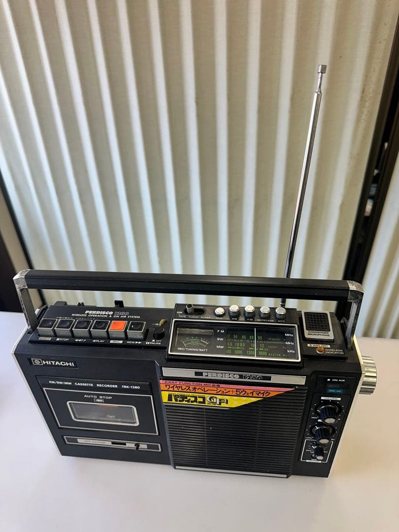 HITACHI/日立 PERDISCO TRK-1280 パディスコ ラジカセ - メルカリ