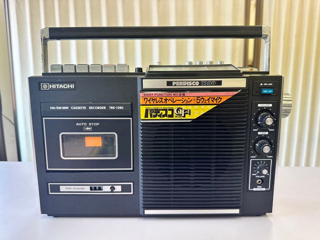HITACHI/日立 PERDISCO TRK-1280 パディスコ ラジカセ - メルカリ