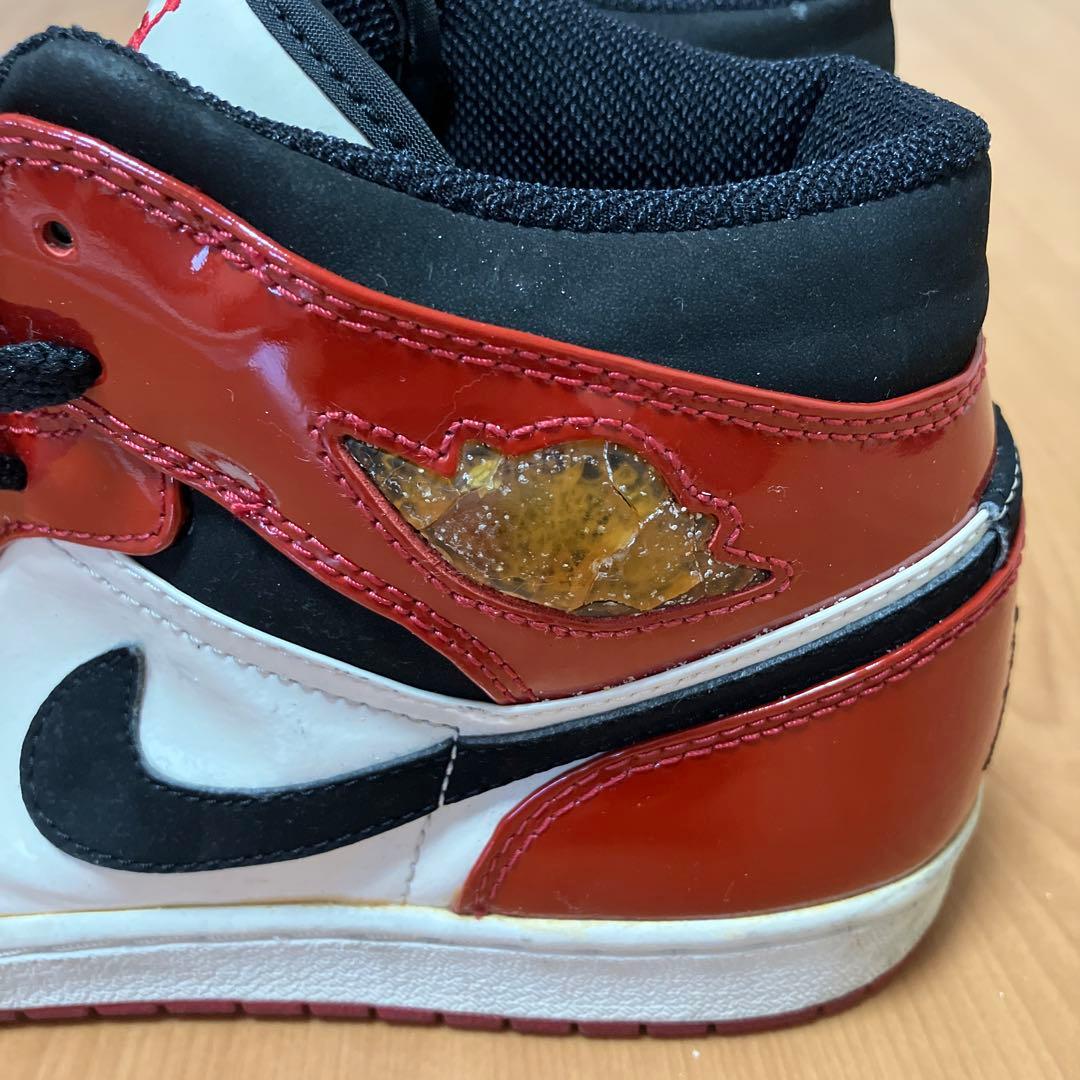 ナイキ エアジョーダン1レトロ シカゴ ブルズパテント 2003 - メルカリ