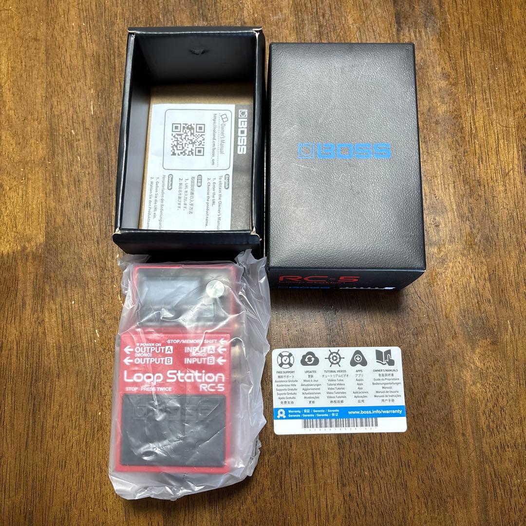 BOSS RC-5 (ループステーション) Amazon.com: Boss RC-5 Loop Station Bundle with Gearlux Power
