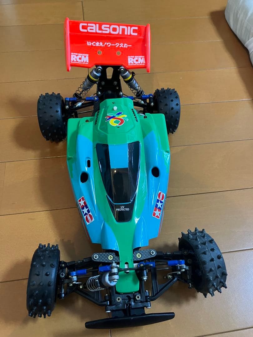 ジャンク品 部品取得用） 田宮カーボンファイバー RCカー 4WD オフ