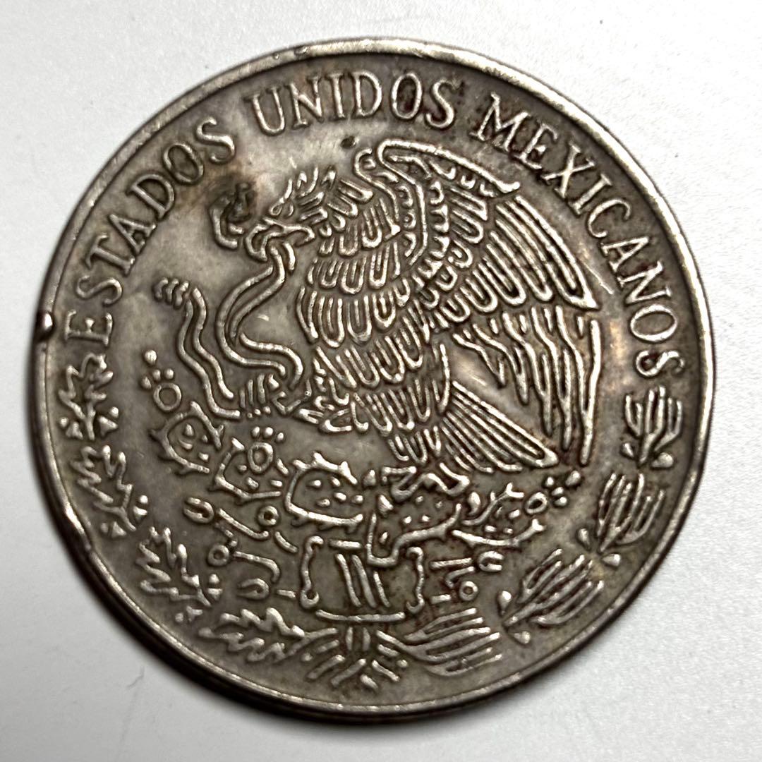 メキシコ 5ペソ銀貨 カウアウテモック 古銭 1972年 - メルカリ