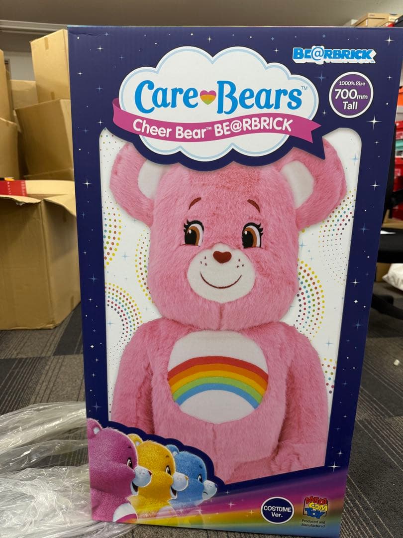 未開封ベアブリックCheer Bear ケアベア Costume 1000% - メルカリ