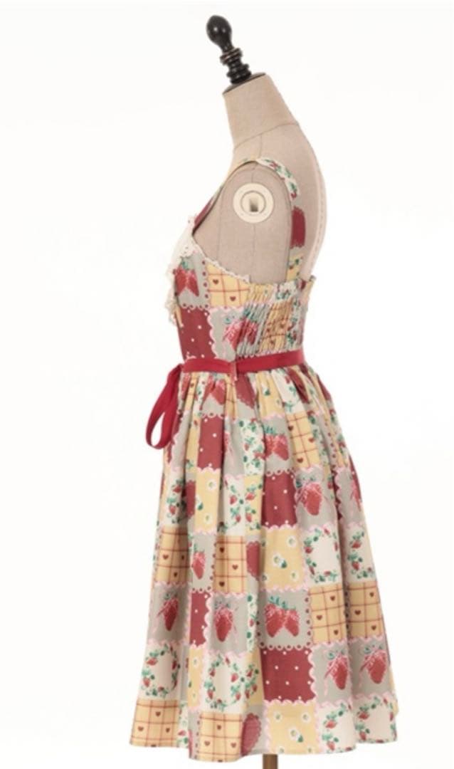 axes femme kawaii ハピネスベリージャンスカ（グリーン） - メルカリ