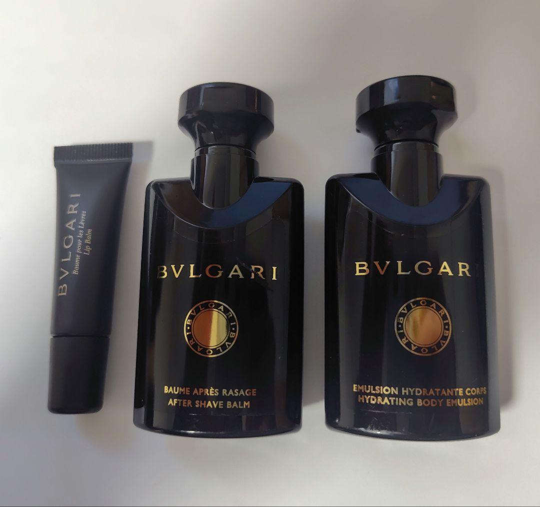 エミレーツ航空ファーストクラスアメニティ BVLGARI スキンケアセット