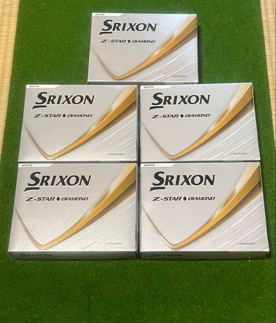 早い者勝ち！SRIXON Z-STAR DIAMOND 5ダースセットスリクソン ゴルフボールNEW「スリクソン Z-STAR◇(ダイヤモンド)｣数量限定で