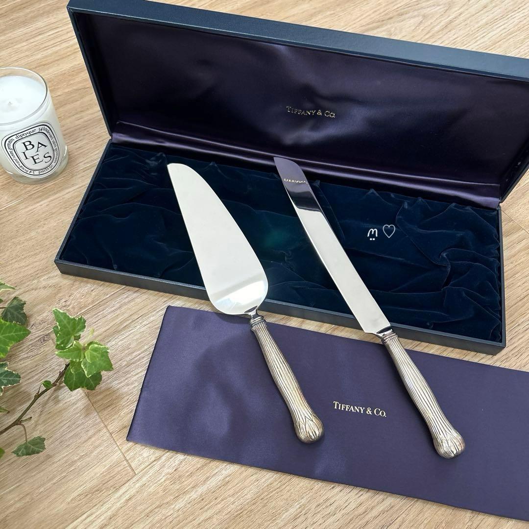 ティファニー ケーキサーバー パンカッターナイフ シルバーカトラリー
