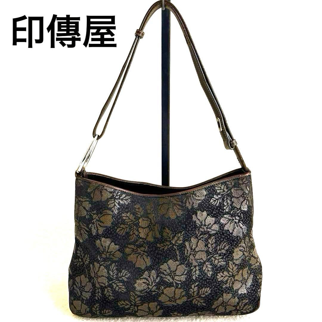 印傳屋 INDEN-YA 印伝屋　ショルダーバッグ　アデヤ　黒漆　カバン 2026年最新】印傳屋 印伝 アデヤの人気アイテム - メルカリ
