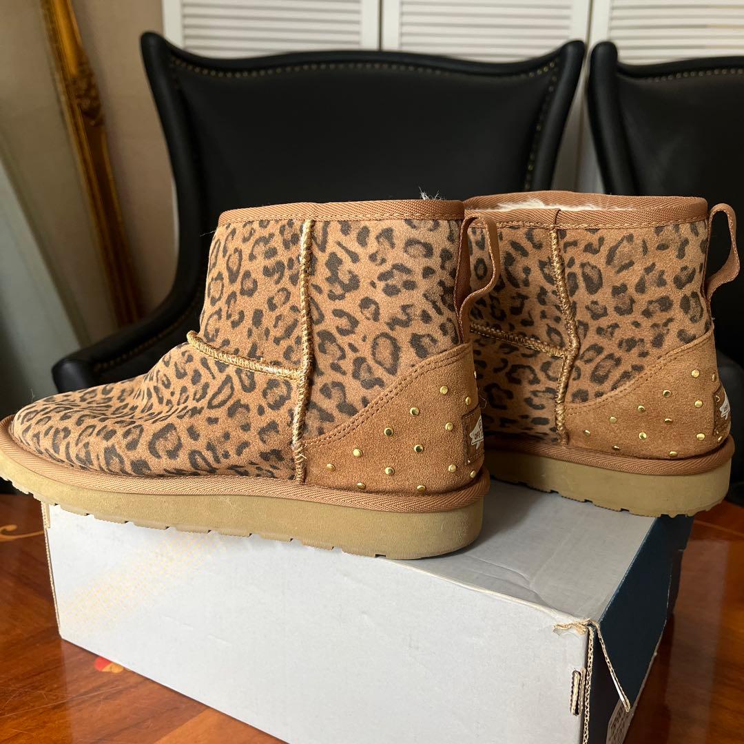 VANS バンズ ムートンブーツ レオパート 豹柄 レア 25cm - メルカリ