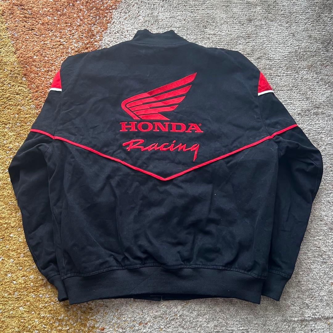 vintage】honda レーシングジャケット ブルゾン ジャケット - メルカリ
