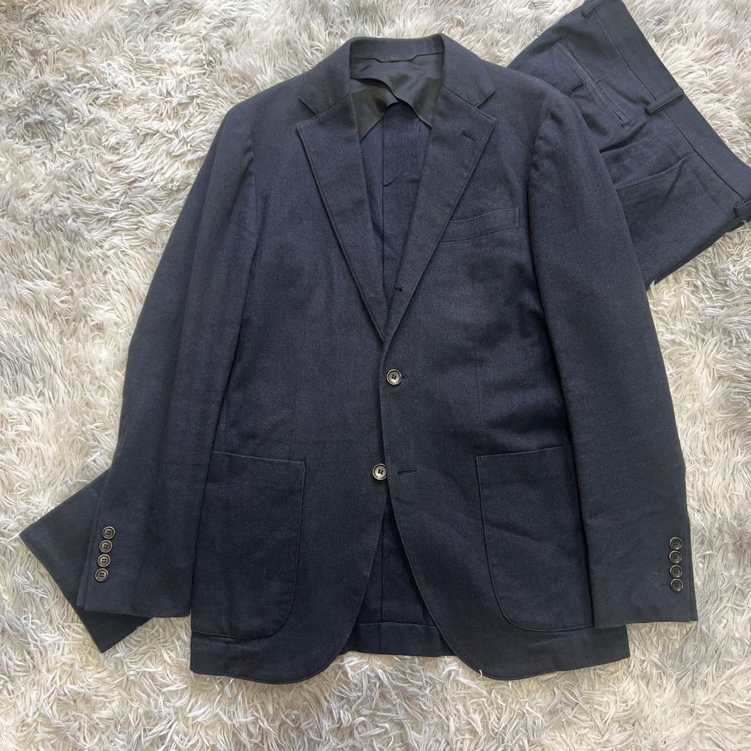 バーニーズニューヨーク スーツ セットアップ ネイビーM L - メルカリ