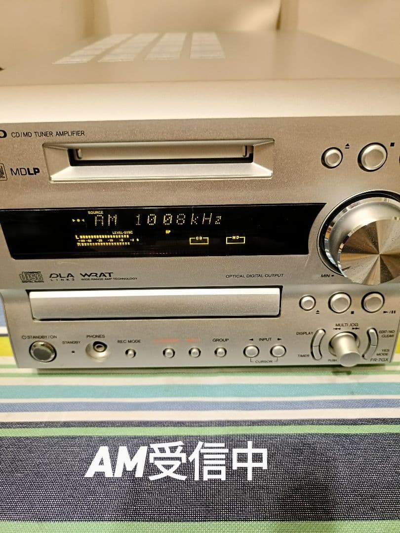 ONKYO FR-7GX CD,MD,FM/AM 整備済完動品 リモコン付き - メルカリ