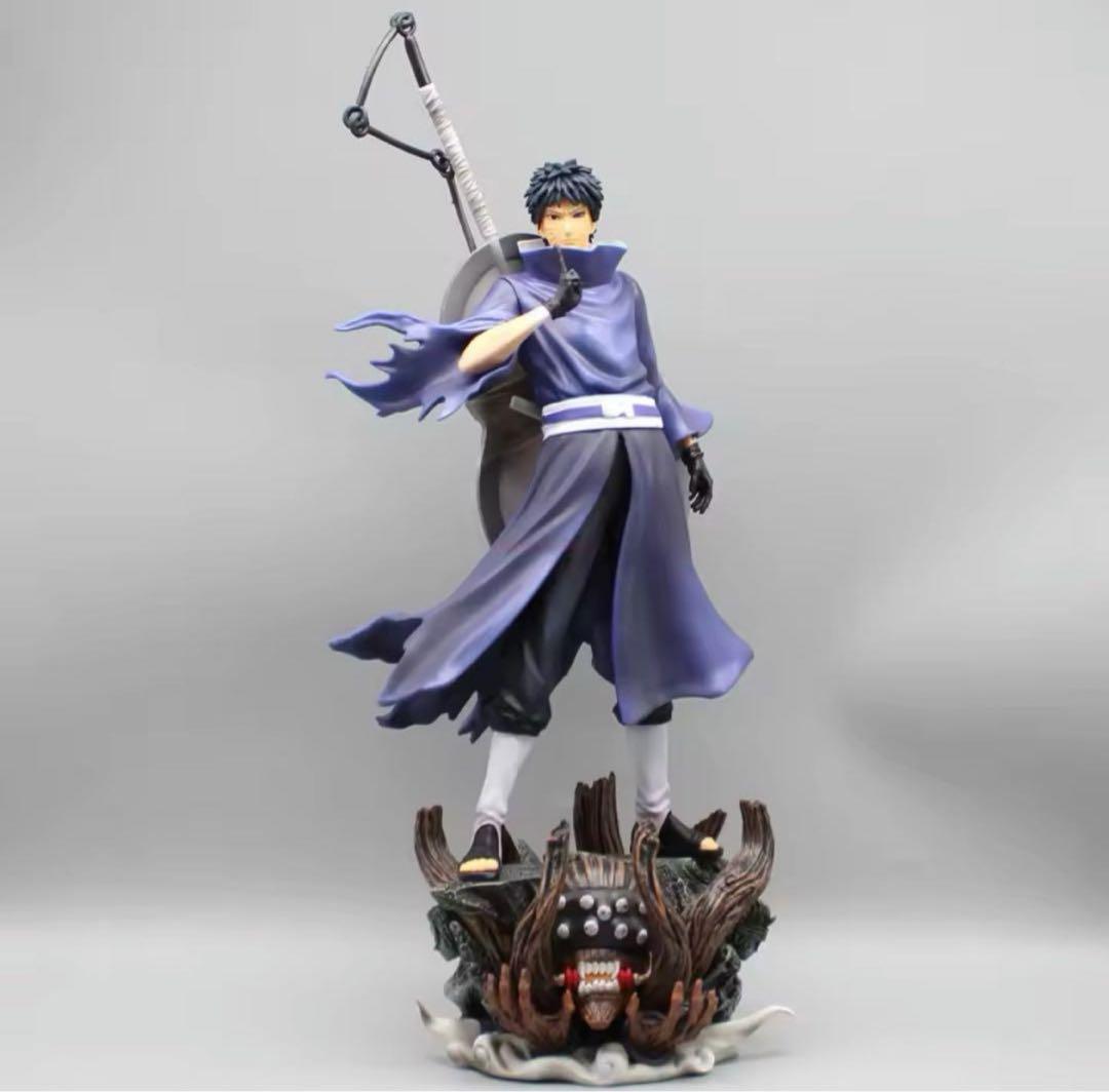 NARUTO ナルト うちは オビト フィギュア フィギュア 43cm - メルカリ