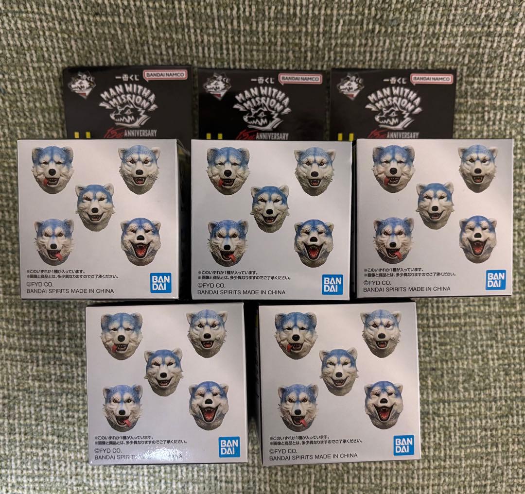 一番くじ MAN WITH A MISSION H賞フェイスマグネット コンプ - メルカリ