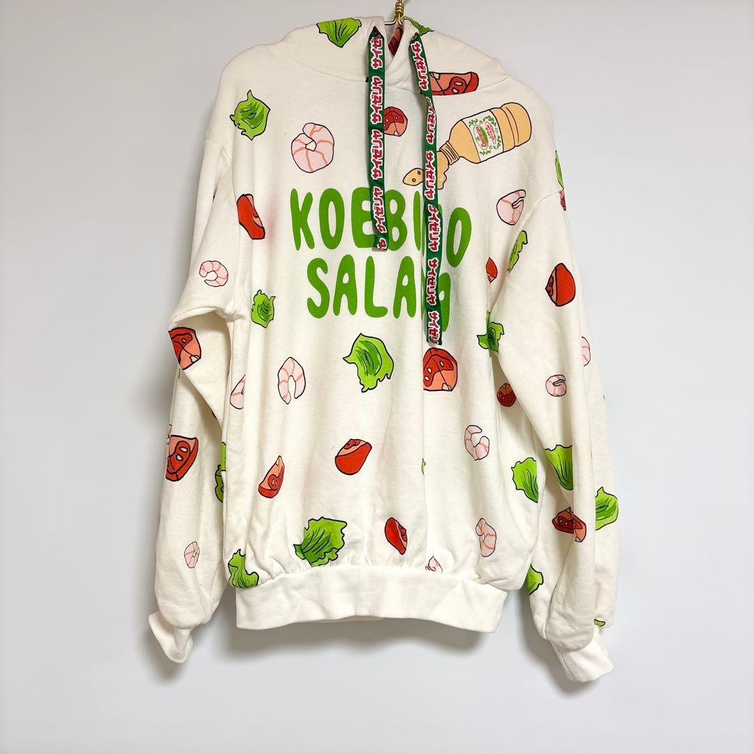 PUNYUS プニュズ サイゼリヤ メニュー総柄 パーカー 渡辺直美 コラボ 1