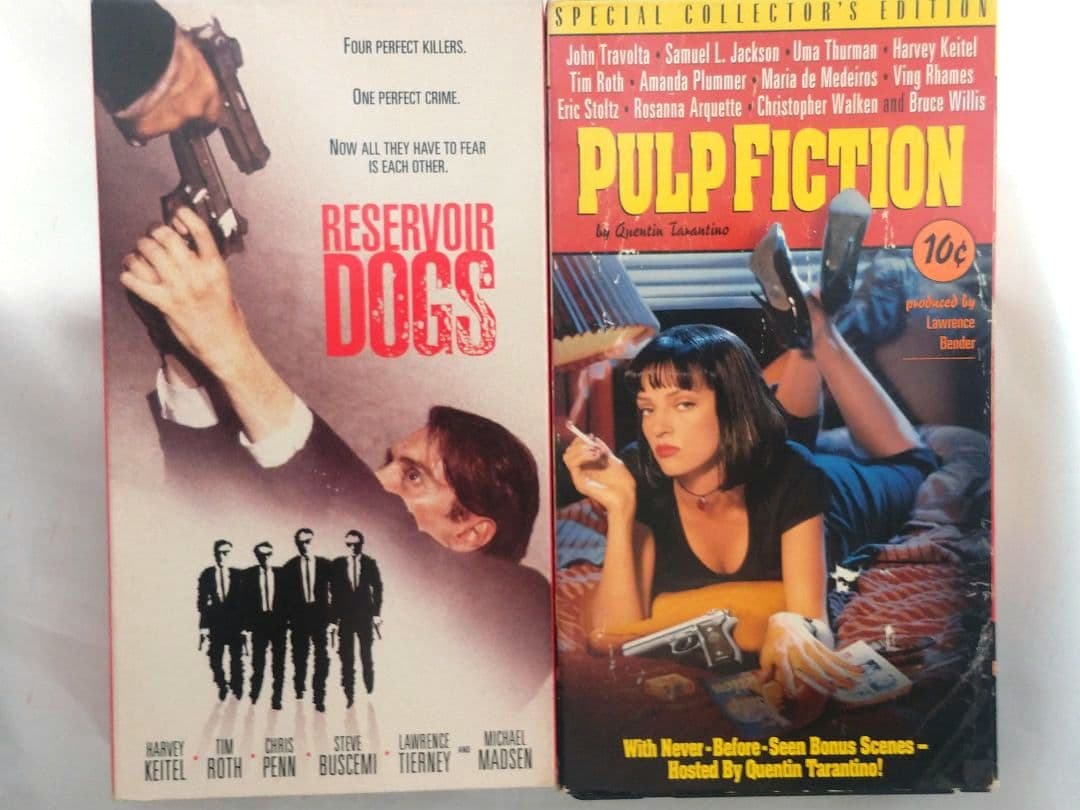 VHS 英語版 レザボアドッグス パルパフィクション VHS 2本セット VHS 英語版 レザボアドッグス パルパフィクション VHS 2本セット VHS