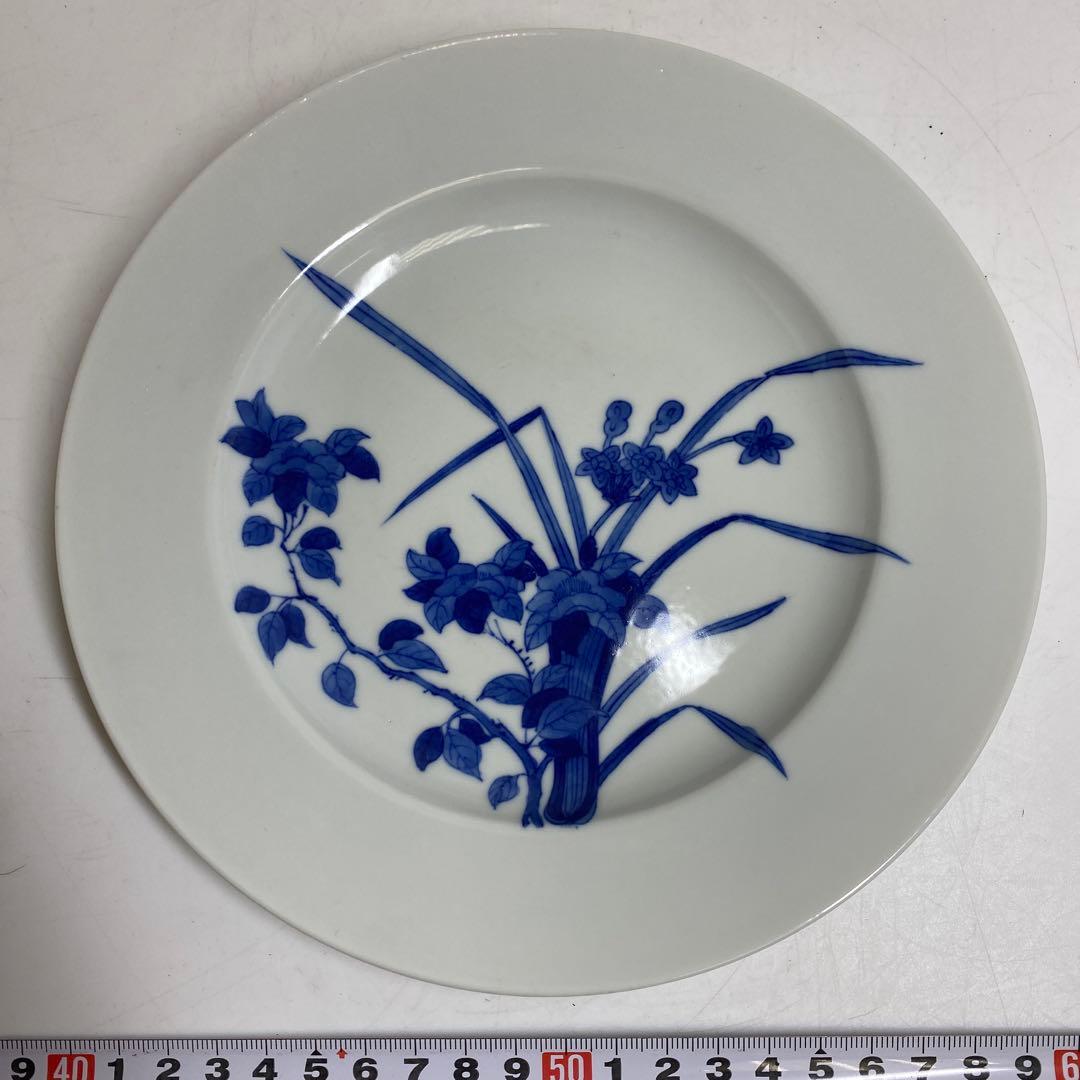 中国清時代　江西瓷業公子　青花皿　直径19.2㎝　タエサ　東な8-0104☆2F 中国清時代 江西瓷業公子 青花皿 直径19.2㎝ タエサ 東な8-