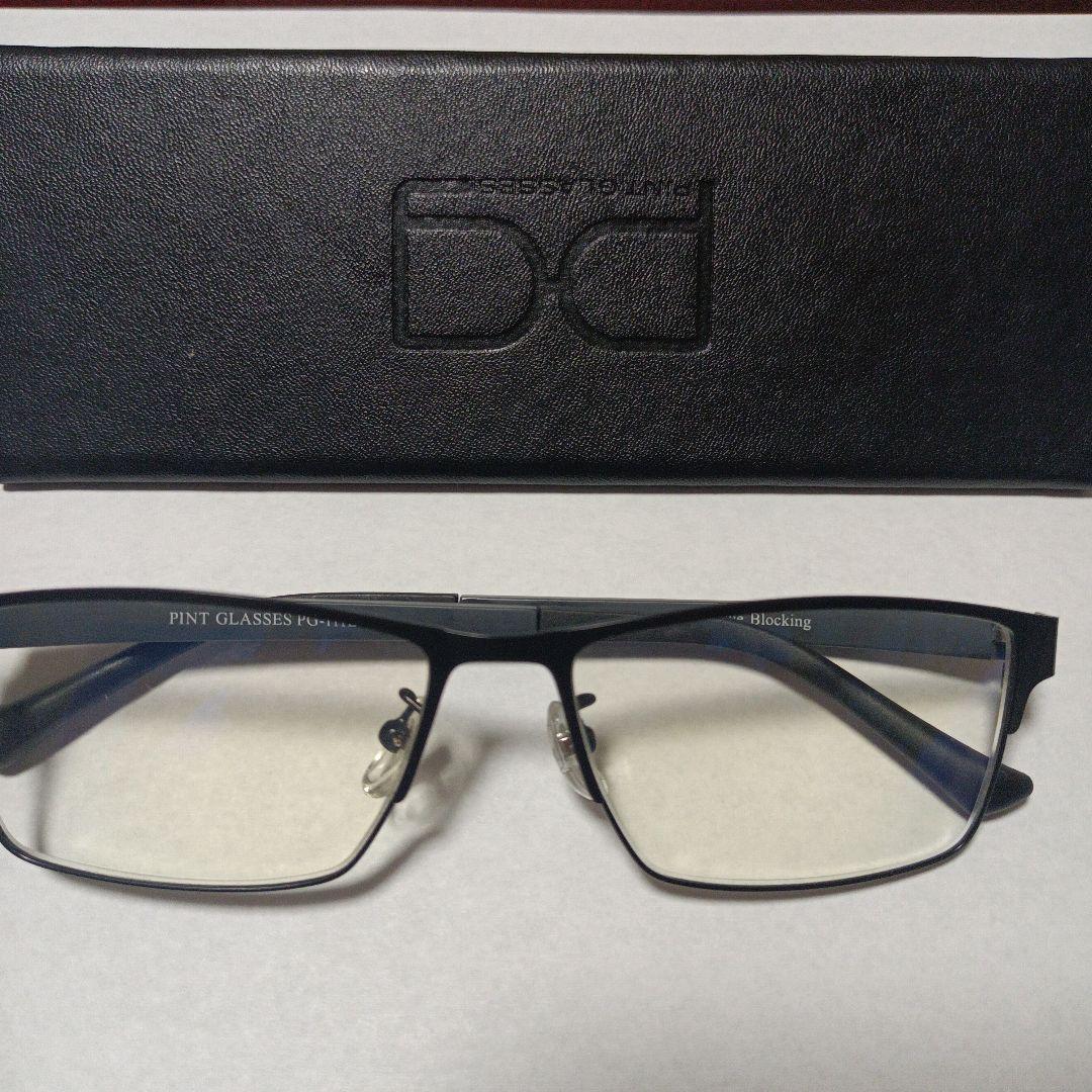 美品です□ピントグラス PG-111L-BK□軽度　老眼鏡 PINT GLASSES / PG-111L-BK