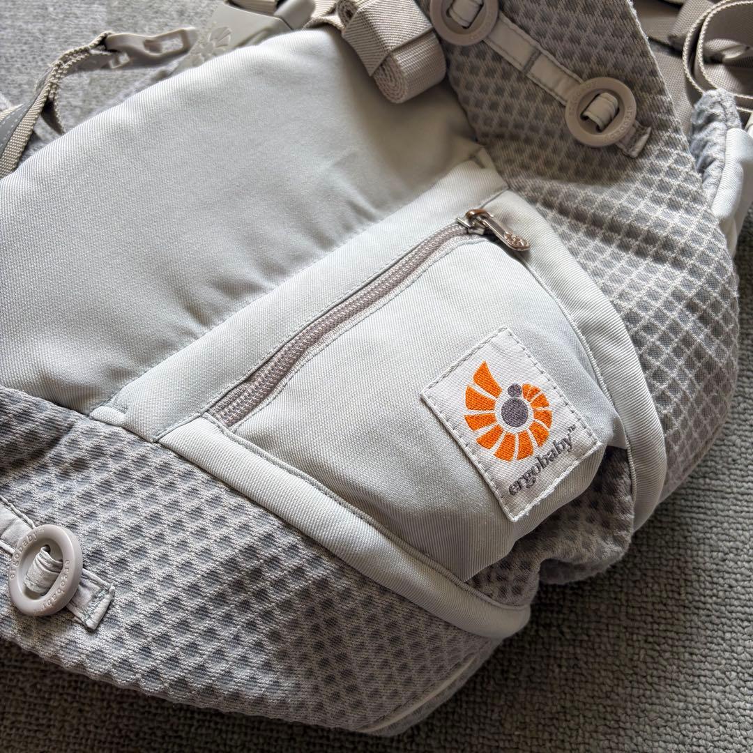 エルゴ オムニブリーズ ergobaby パールグレー メッシュ 抱っこ紐