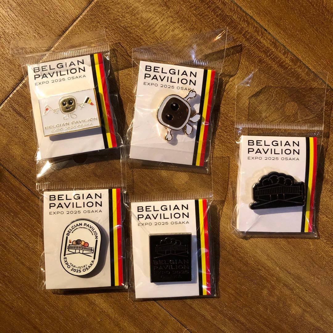 新品】万博会場限定ベルギーパビリオン｜ベルギー館 ピンバッジ