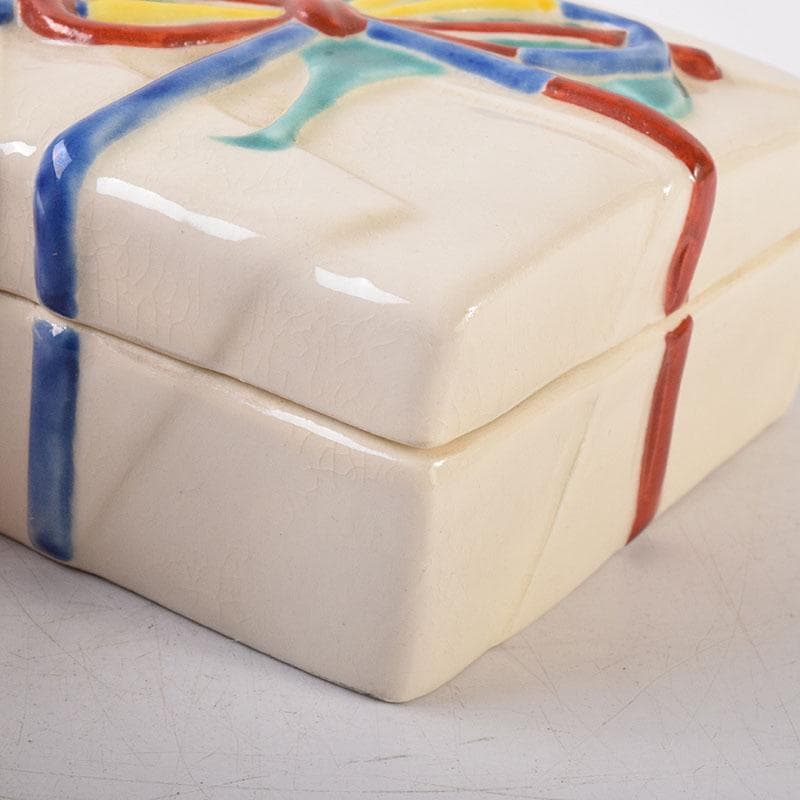 joshie様専用 京焼 平安桐鳳造 仁清写玄猪包香合 共布共箱 V R8150