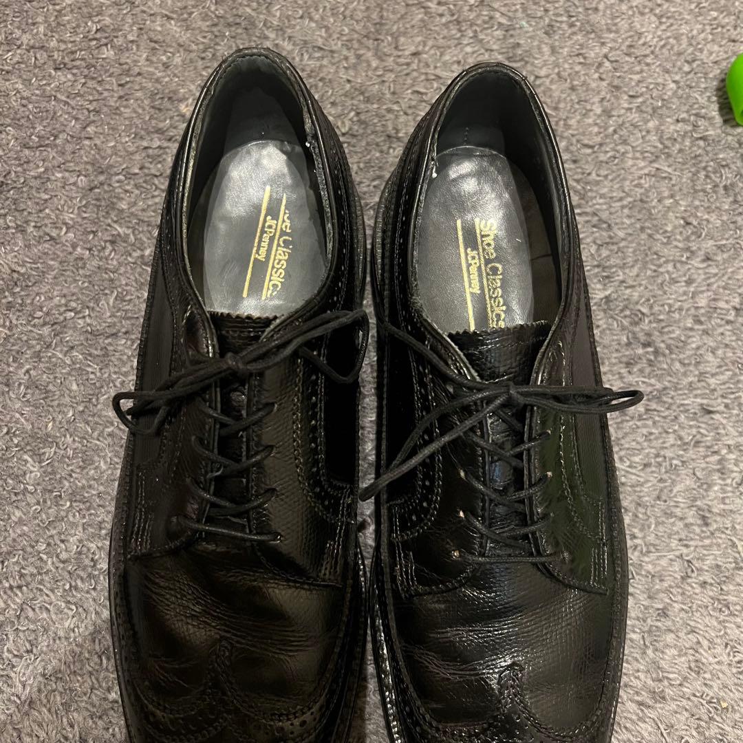 ◉ okidoki購入 90年代 JC Pennyウイングチップシューズ 8E - メルカリ