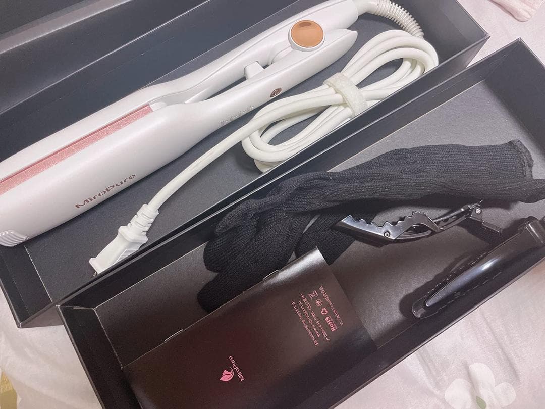 カ ルアイロン 千万級マイナスイオン 吹出機能付き プ機能付き 音声