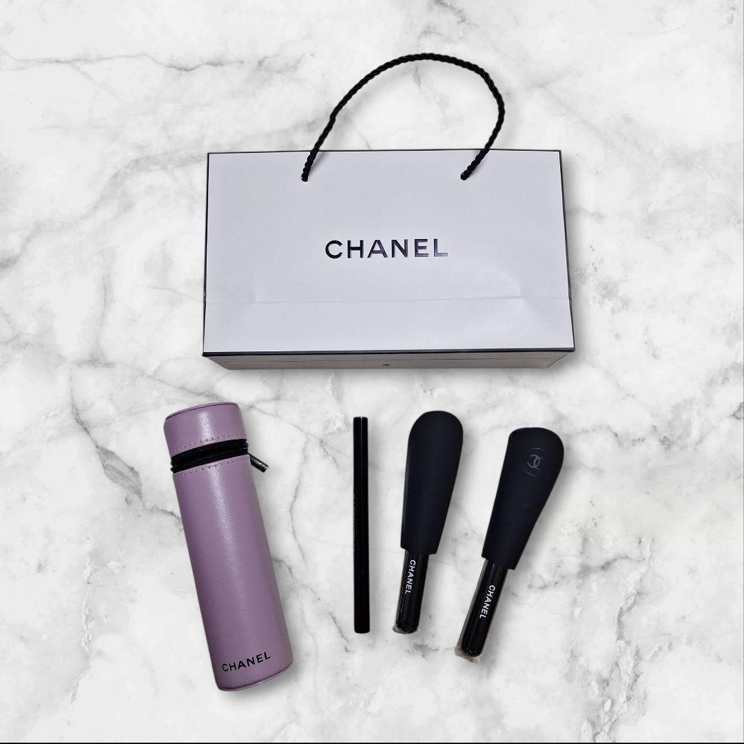 CHANEL メイクブラシセット ラベンダー 新作CHANEL☆シャネル限定カラーコードコレクションブラシセット