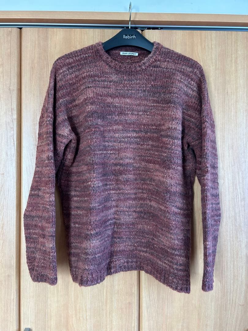 OUR LEGACY 21AW POPOVER ROUNDNECK ニット Our Legacy - Popover Roundneck Mystic Plum Habitable Silk