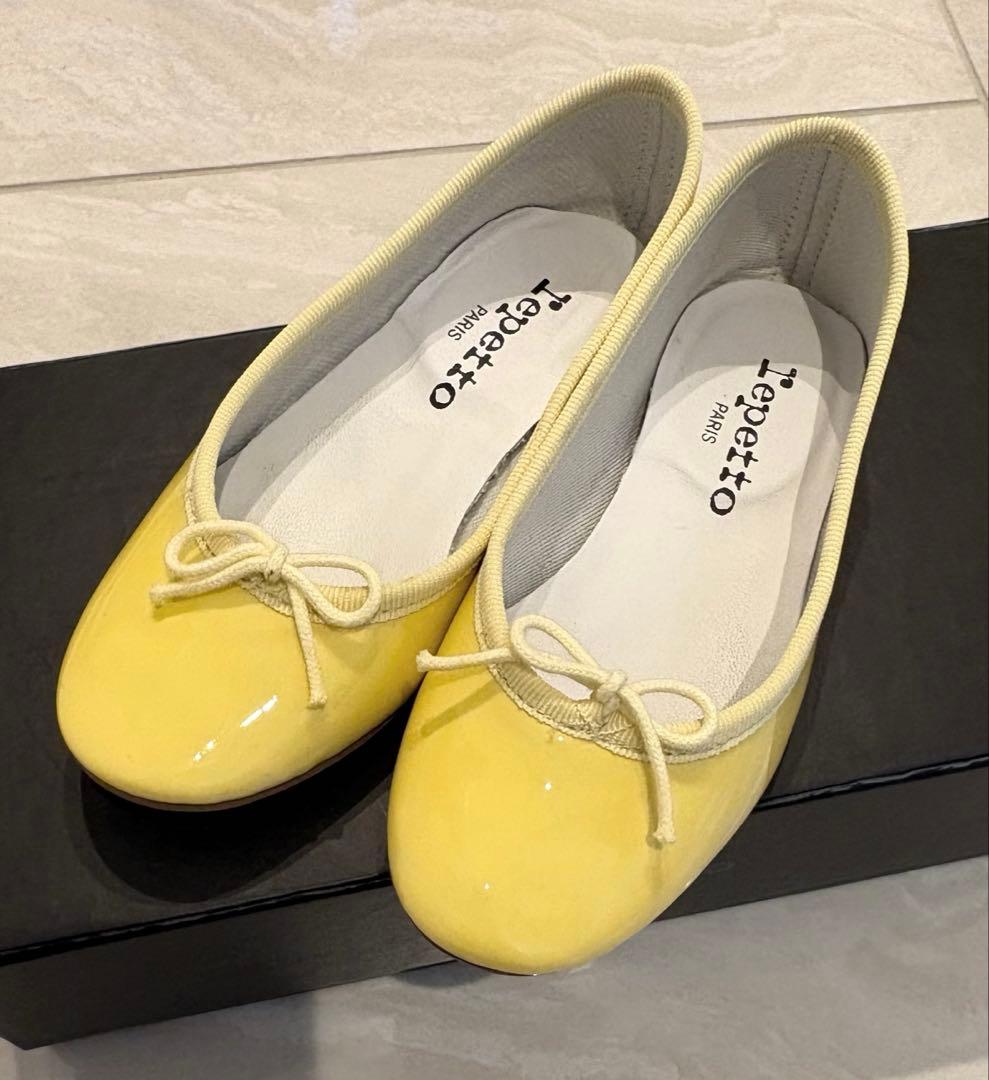 Repetto レモンイエロー キッズ バレエシューズ 29 - メルカリ
