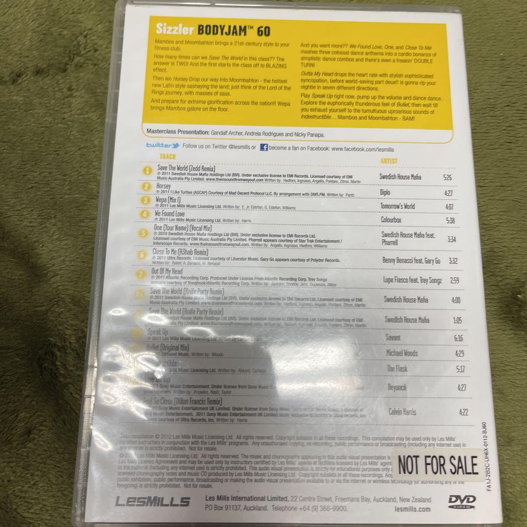 レズミルズ【BODYJAM60】CD DVD コリオ