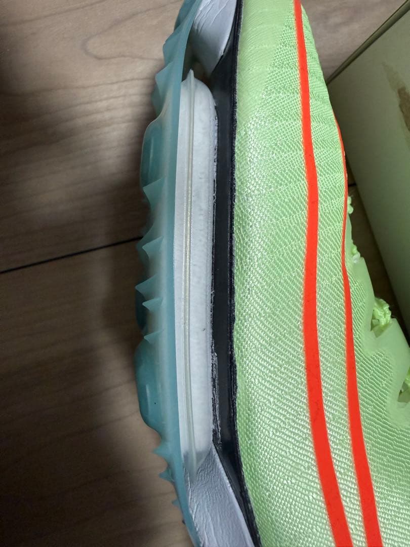 Nike Zoom スパイクシューズ ライムグリーン/オレンジ 28.0cm