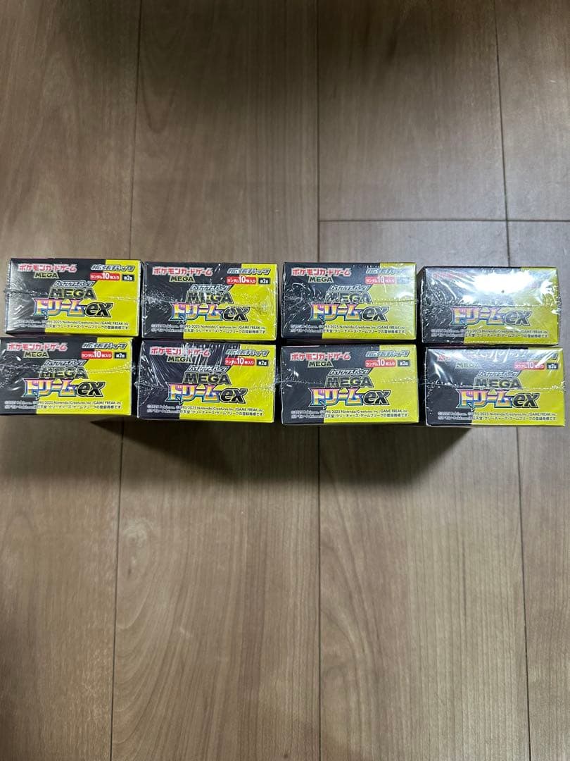 シュリンク付き・未開封】ポケモンカード MEGAドリームex 8BOX - メルカリ