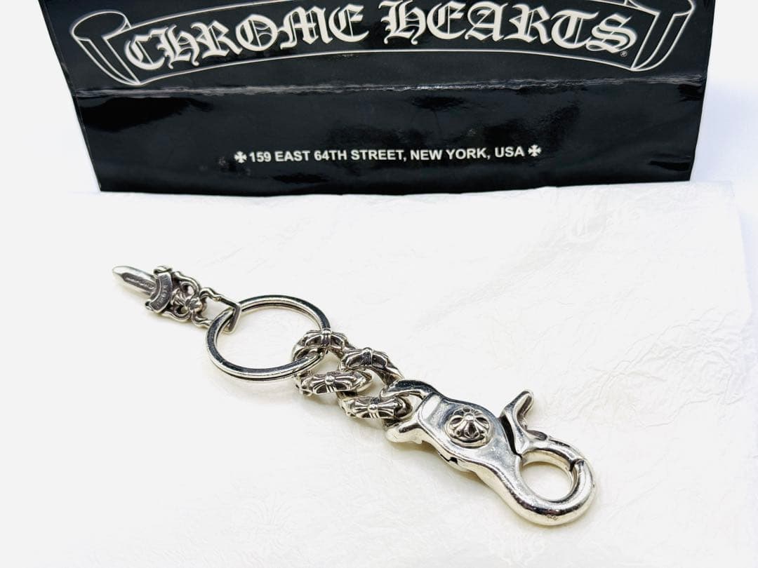 希少 【CHROME HEARTS クロムハーツ】ショート キーチェーン シ CHROME HEARTS クロムハーツ キーチェーン ショート クラシック