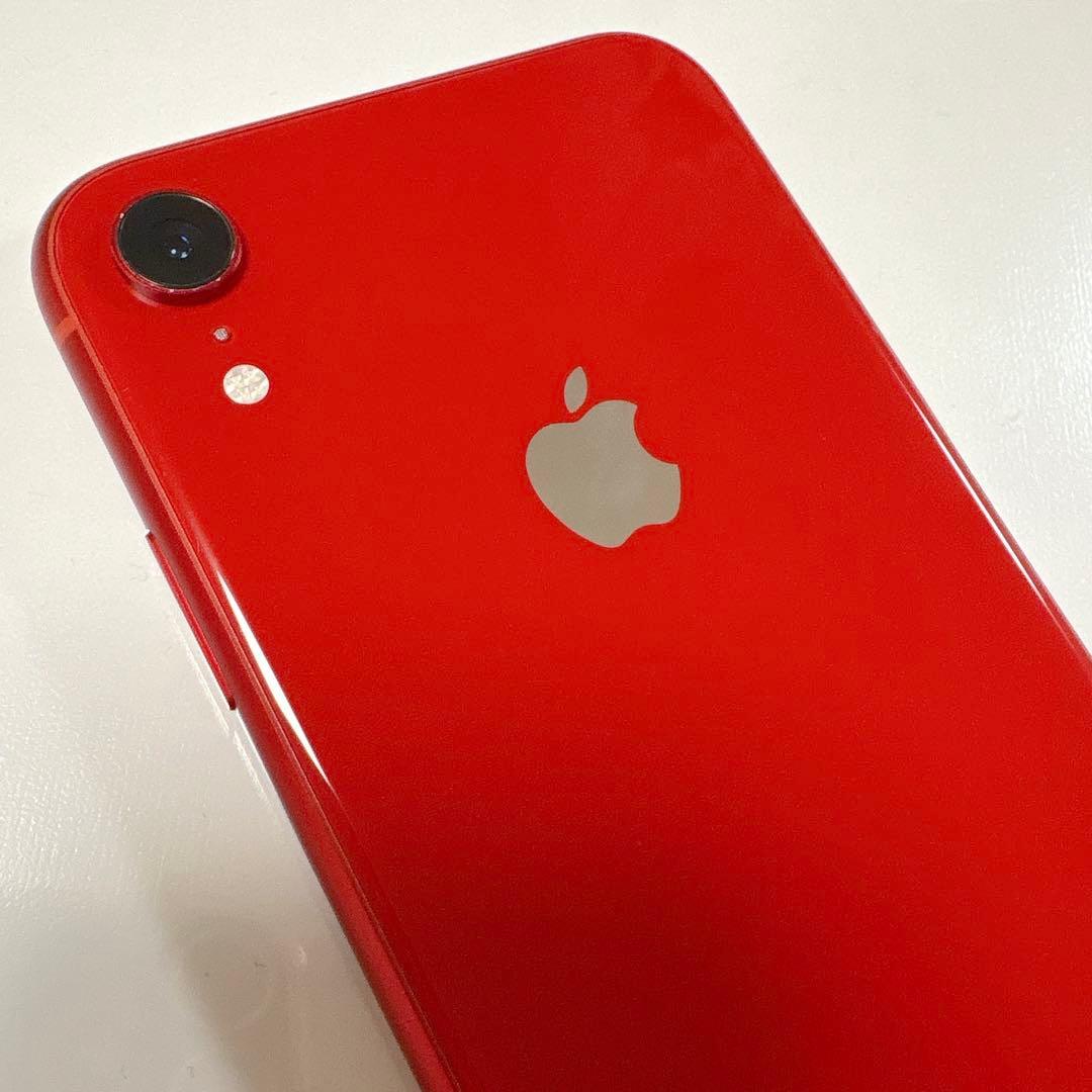 Apple iPhone XR レッド 本体 充電器付き SIMフリー 訳あり - メルカリ