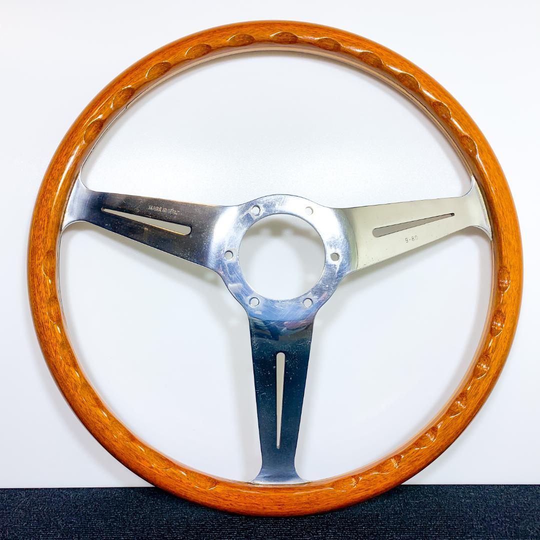 ナルディ クラシック ウッドステアリング 36.5φ ポリッシュスポーク