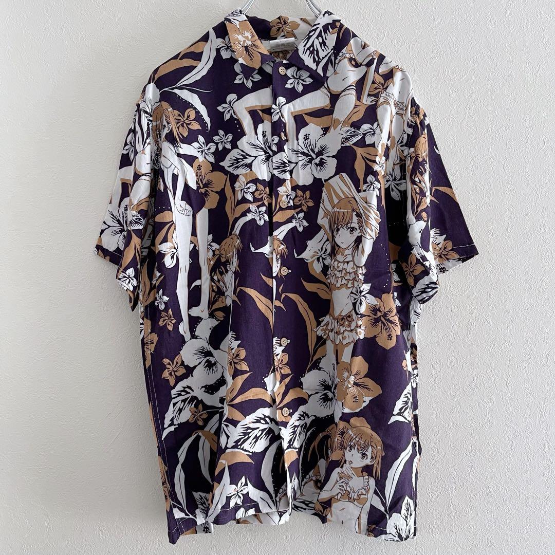 とある科学の超電磁砲 シャツ Lサイズ 漫画 アニメ 映画 ゲーム 声優 コミック「とある科学の超電磁砲」 Tシャツ ホワイト: グッズ・文具