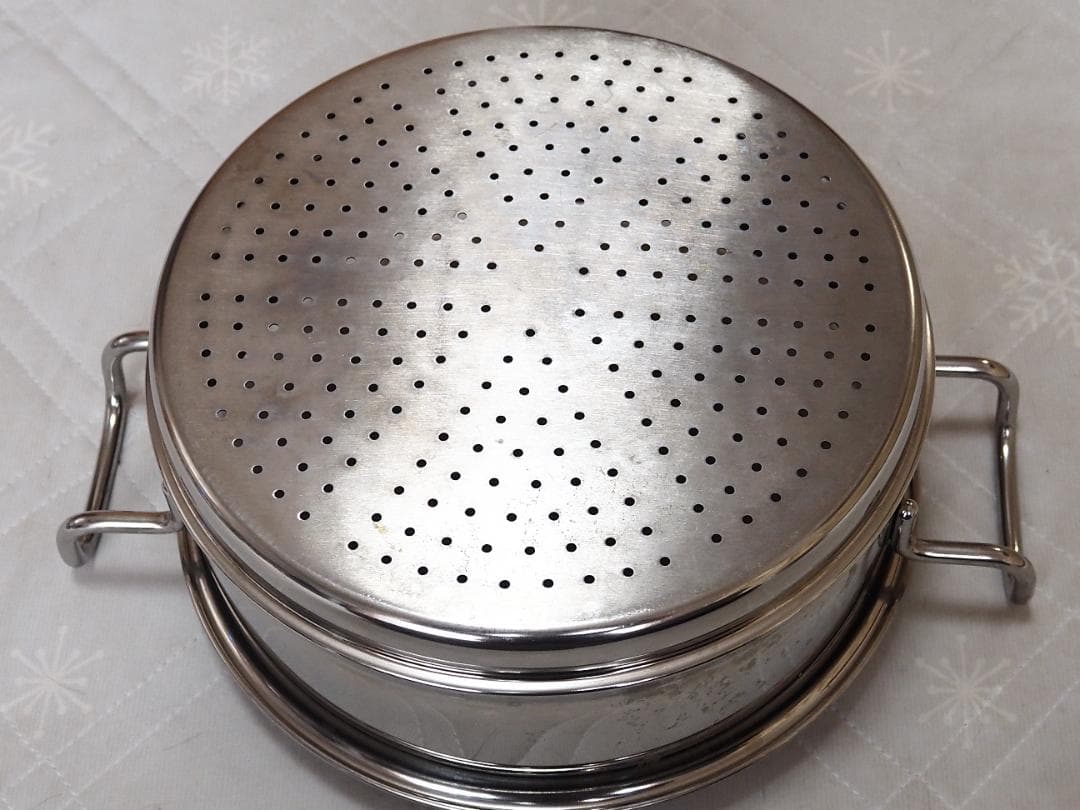 宮崎製作所ジオプロダクト 蒸し器ステンレス鍋 　25cm　3.4ｌ