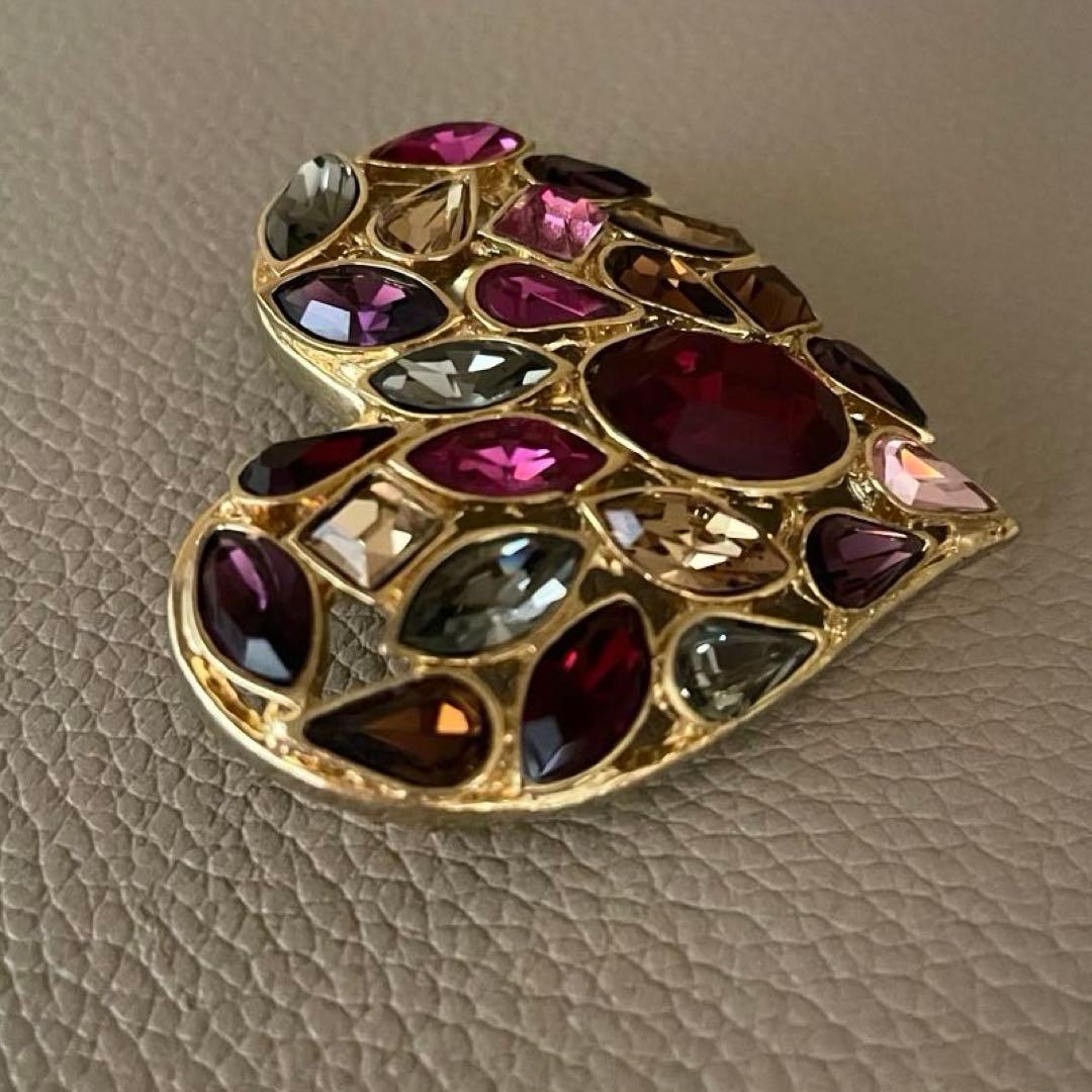 希少 90' ヴィンテージ イヴサンローラン LOVE カラーストーン