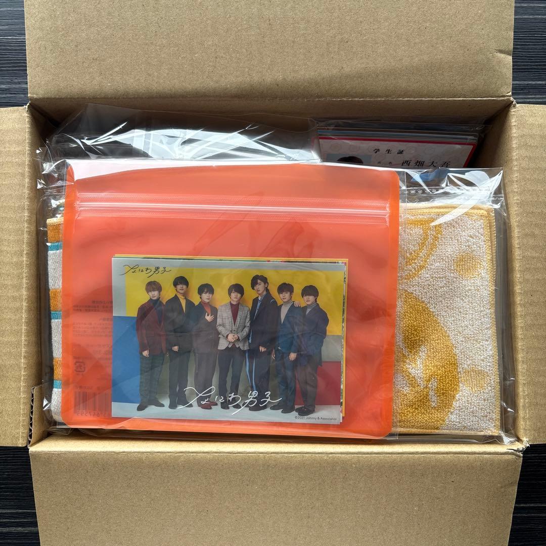 なにわ男子 アクスタ ペンライト 長尾謙杜 大橋和也 会員証 セット