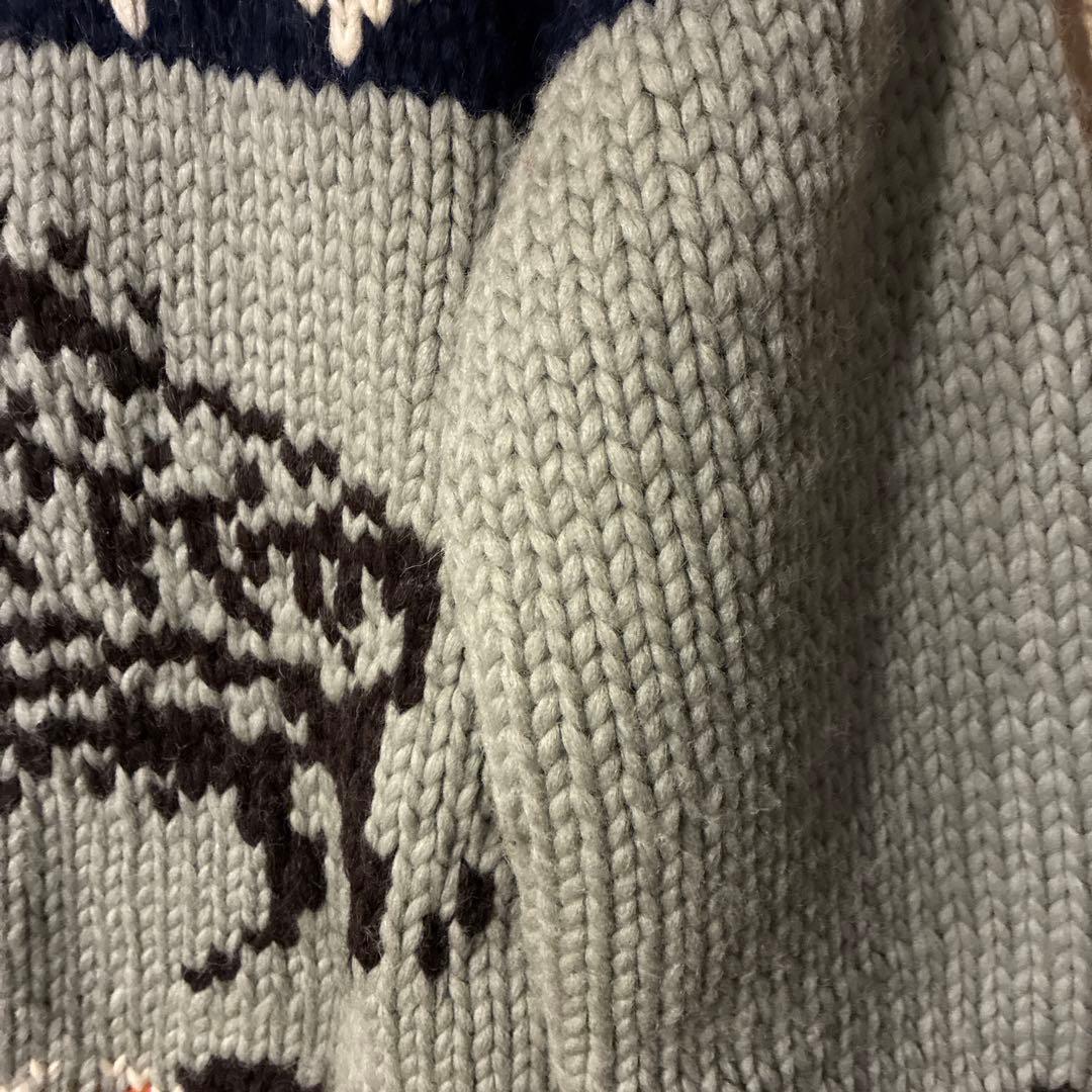 カナダ製 KANTA Indian カウチンセーター SIZE36 肉厚 カナタ - メルカリ