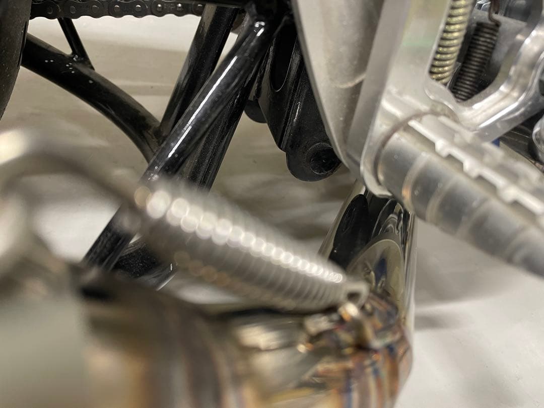 モンキー ゴリラ ワンオフマフラー ステンレス 車高短用 バック