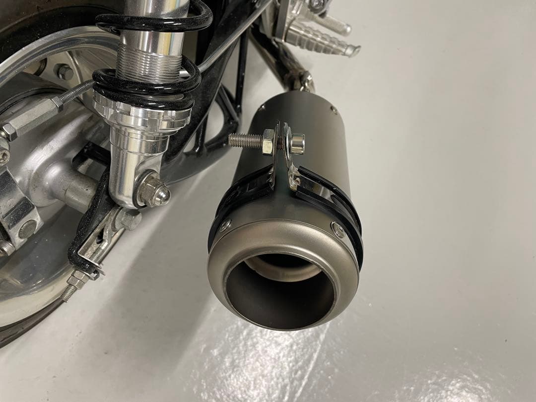 モンキー ゴリラ ワンオフマフラー ステンレス 車高短用 バック