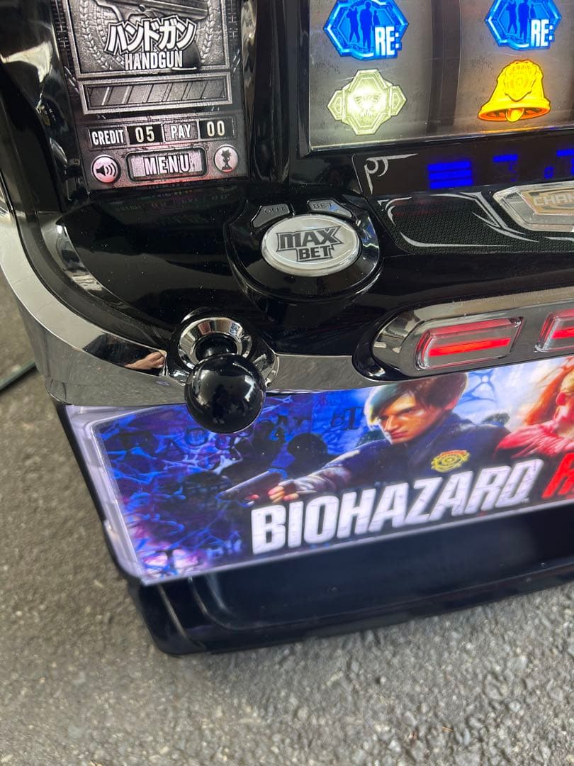 パチスロ 実機 SバイオハザードRE:2 家庭用改造済み 送料込み バイオ