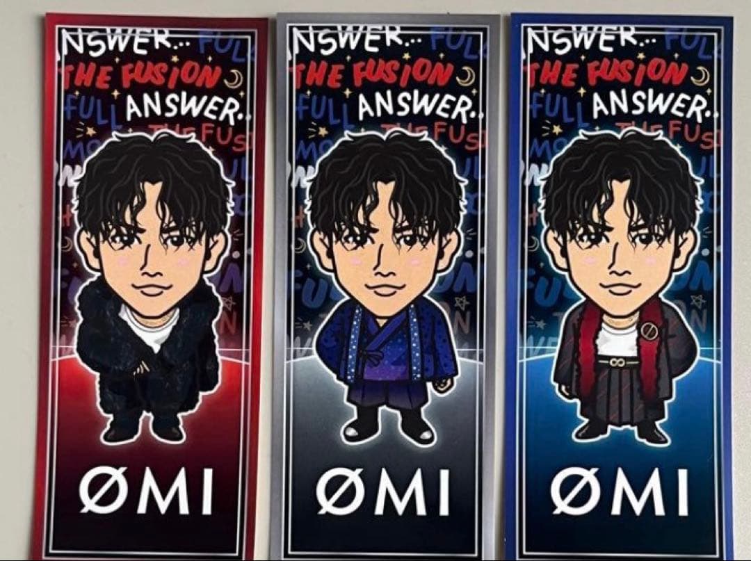 登坂広臣 INFINITY MOON ガチャ めじるしチャーム縁日 千社札3枚